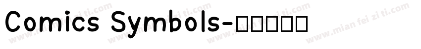 Comics Symbols字体转换